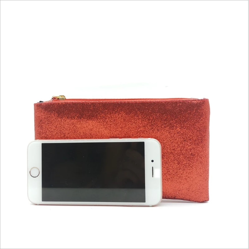 

LKEEP New Fashion Bling Bling Coin Purse Men Women Wallets PVC Bag Zipper Small Mini Clutch Phone Wristlet Brand Party Handbag
