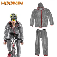 hoomin impermeable rain cover suit raincoat bicycle rainsuit rainwear rain gear motorcycle household merchandises 2 colors