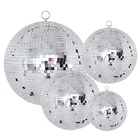 Светоотражающий зеркальный дискошар, светоотражающий сценический шар для бара KTV, диджея, свадьбы, вечеринки, сценического эффекта, диаметр 10 см, 20 см, 25 см