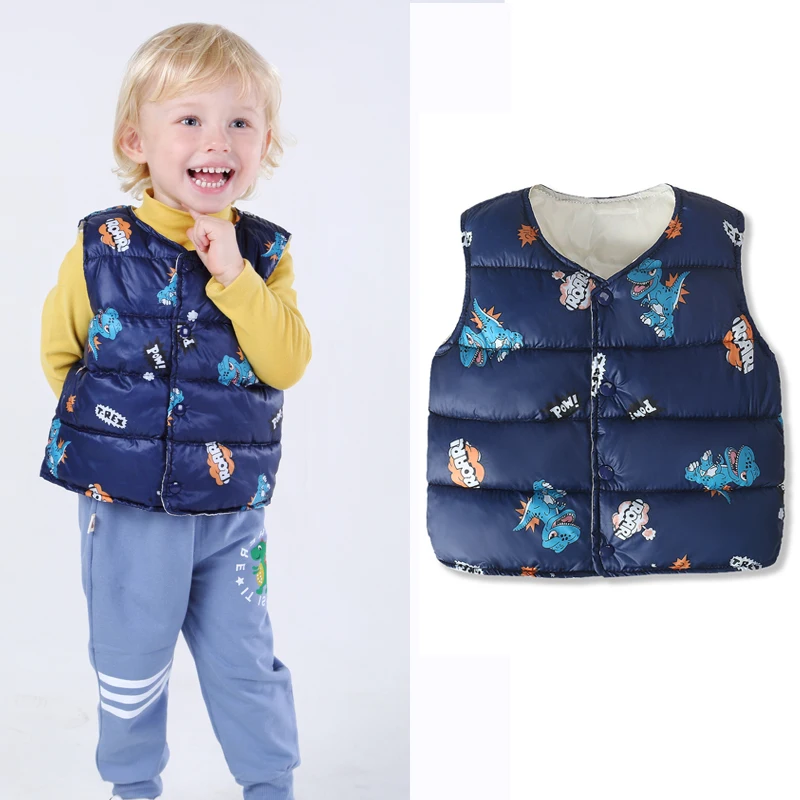 2020 брендовый жилет для малышей Жилет новорожденных девочек и мальчиков Теплая