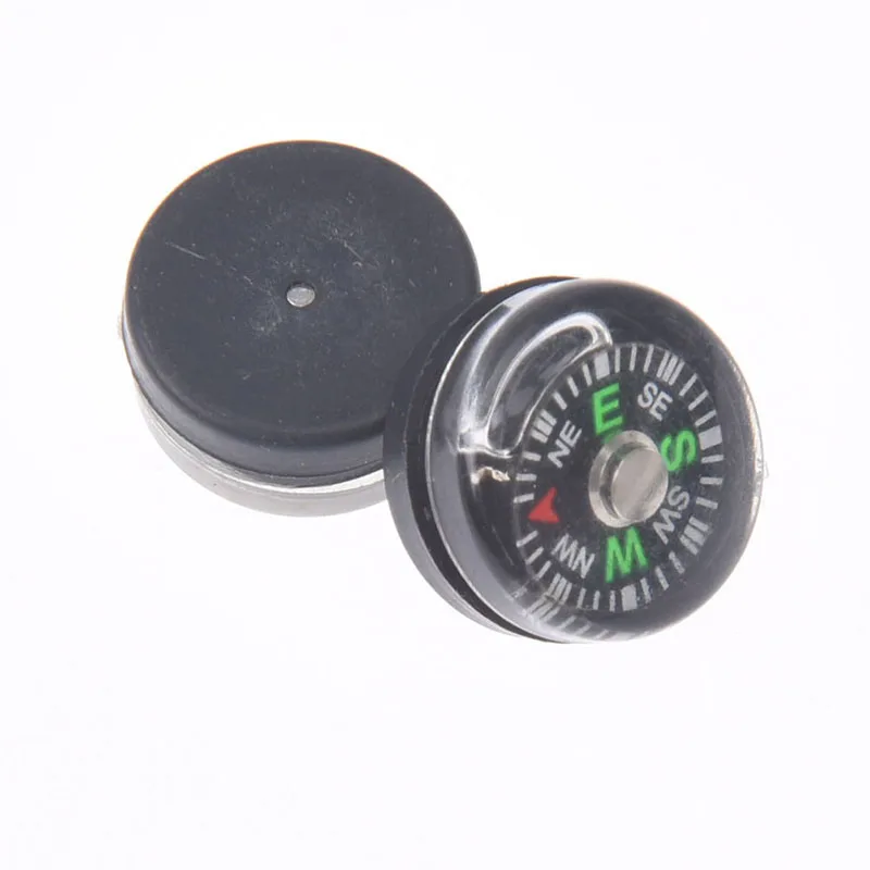 12 шт. черных пластиковых компасов 12 мм, портативных, для ручного использования на открытом воздухе, для спорта, кемпинга, путешествий, походов и охоты.