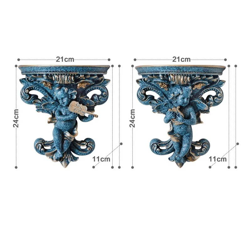 Ангел смолы стикер на стену ваза цветок Европейский Винтаж украшение дома для