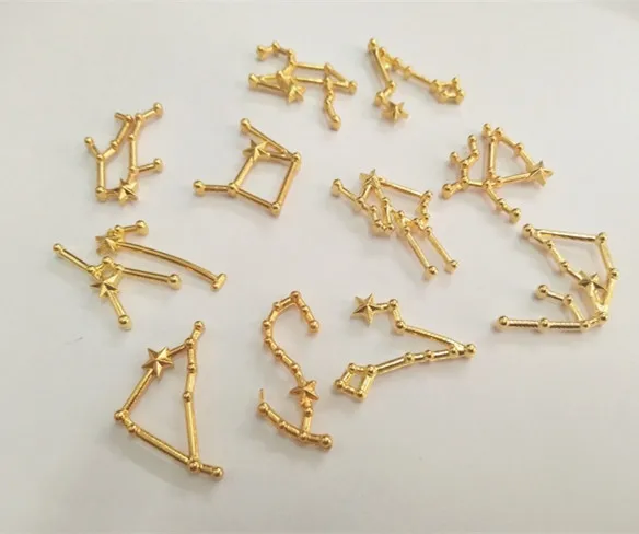 

COSANER 12 Zodiac 99741 Fashion Jewelry Findings Components Decoration Anime Accessories DIY Birthday Gift Wholesale