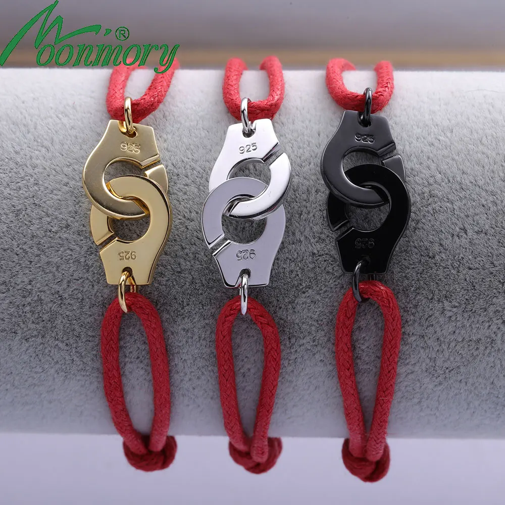 

Женский Регулируемый браслет из серебра 925 пробы, 4 цвета