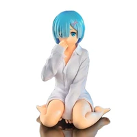 14cm pajamas rezero starting life in another world anime figure rem adult sexy girl pvc action doll gift antistress fidget toys