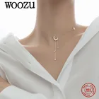 Подвеска из серебра 925 пробы в виде Луны и звезды