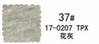 37 KA0116-2 модная однотонная хлопковая ткань джерси полотняного переплетения дизайнерские Шлепанцы из ткани в клетку ткань 50x150 см долларов США/шт - Цвет: 37