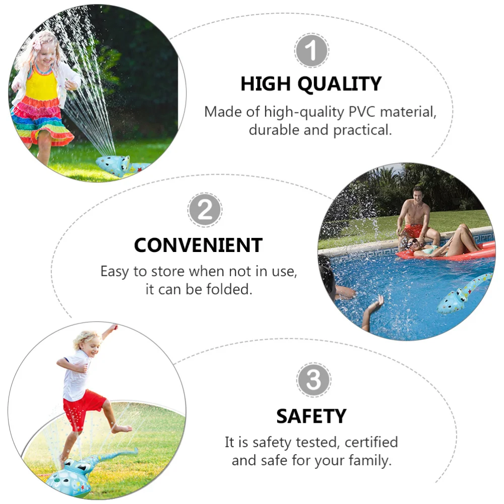 

1pc Inflatable Snake Yard Sprinkler Inflatable Water Sprinkler