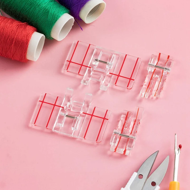 6PCS 1/4Inch Sewing Machine Presser Foot Accessories Fit For Brother/Singer Household | Дом и сад