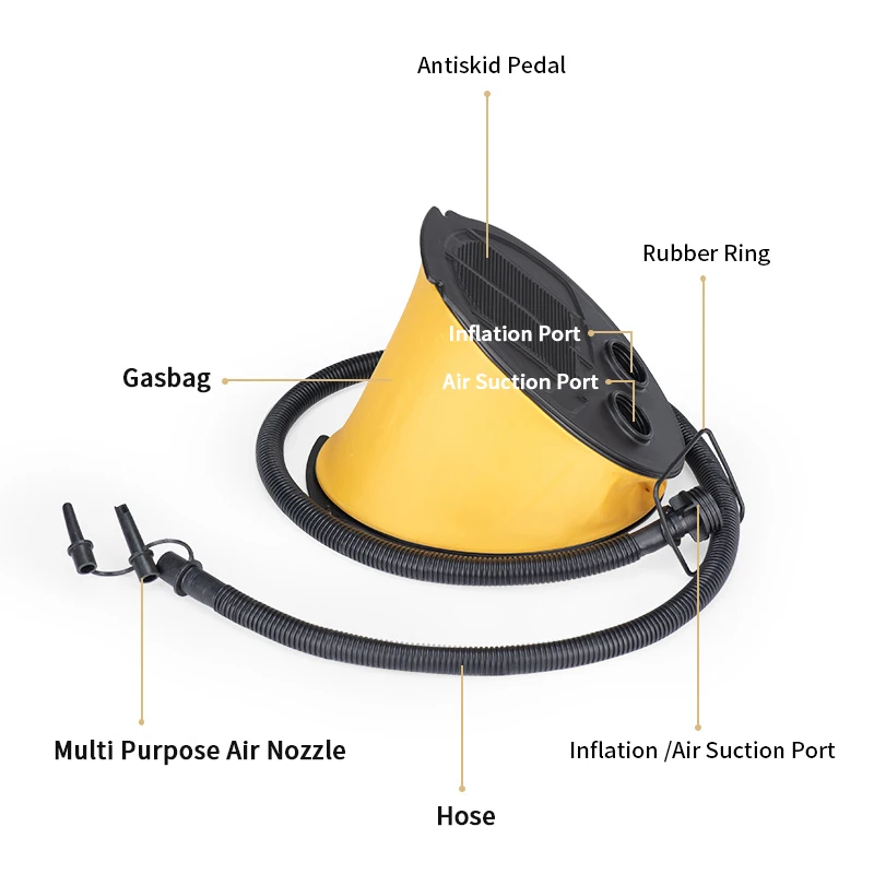 Туристический Многофункциональный насос Naturehike Воздушная насадка ножная помпа