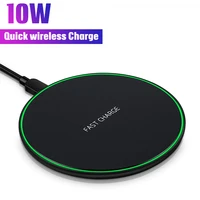 5v2a 10w wireless charger qi smart quick charge fast charger for mi mix 2s iphone x xr xs 8 plus for sumsung galaxy s9 s10