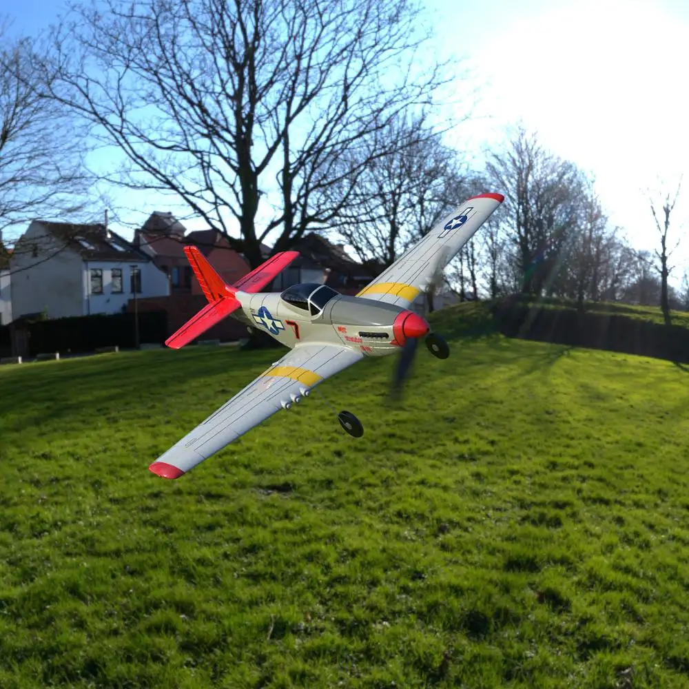 2020 eachine mini p 51d epp 400mm wingspan 24g 6 осевой электричес