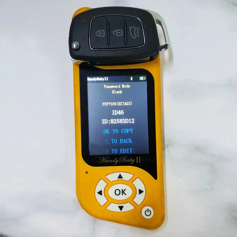 Складной автомобильный ключ KEYECU с дистанционным управлением 3 кнопки 433 МГц ID46