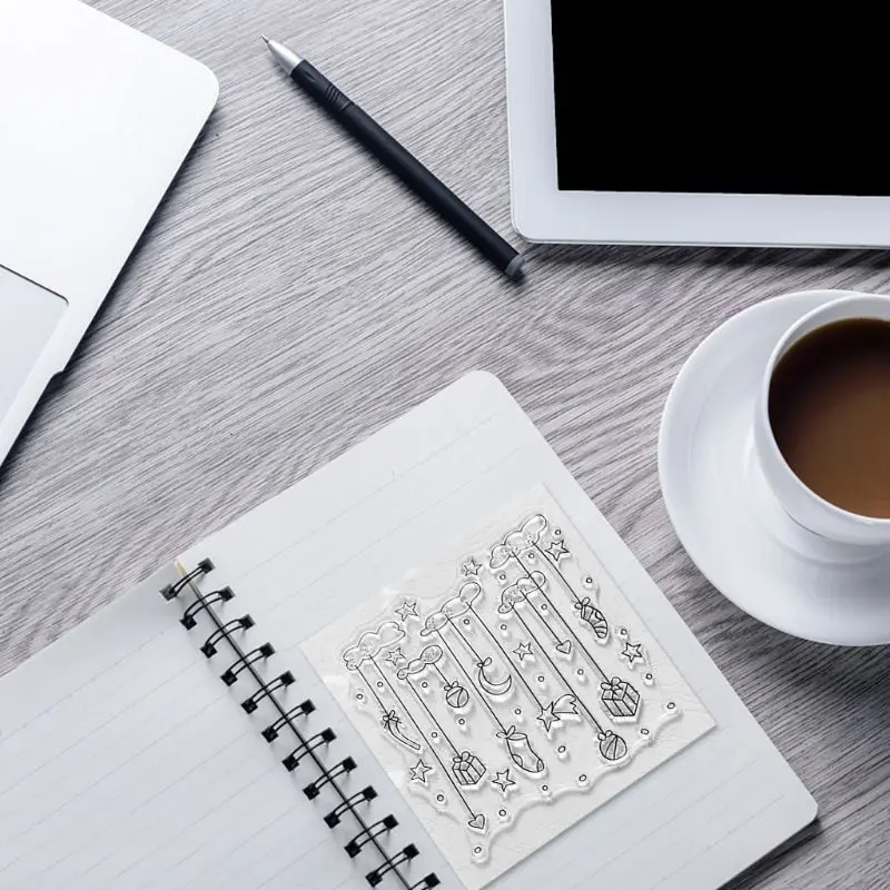 Облако Луна Звезда силиконовый прозрачный печать штамп сделай сам Скрапбукинг