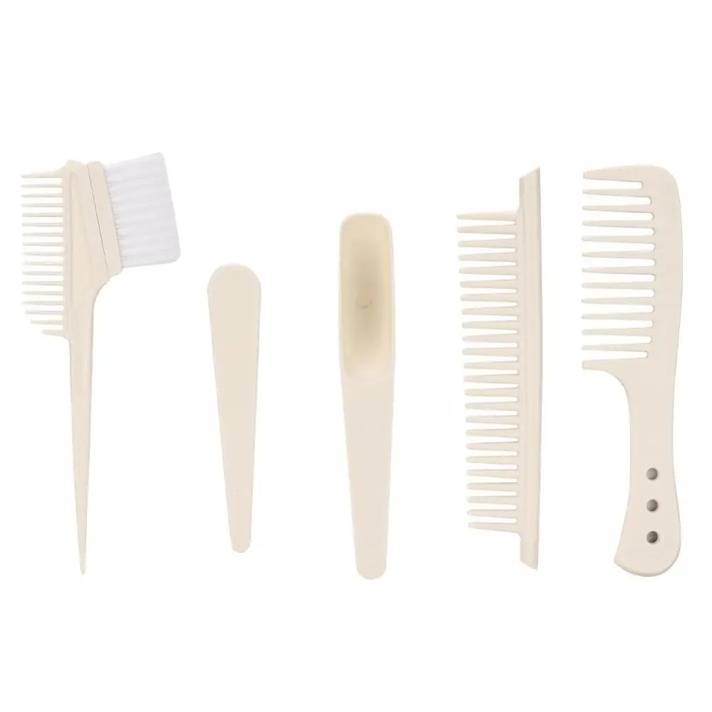 8 шт. Профессиональный инструмент для окрашивания волос Цветная кисть расческа