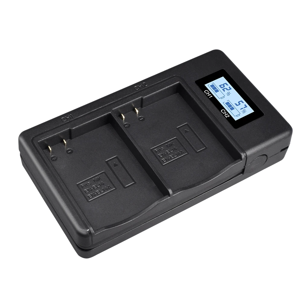 Полное декодирование цифровой аккумулятор ЖК-дисплей USB зарядное устройство