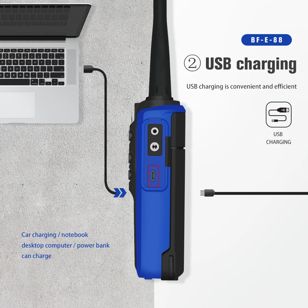 Новинка улучшенная версия рация 5 Вт быстрое зарядное устройство USB любительская
