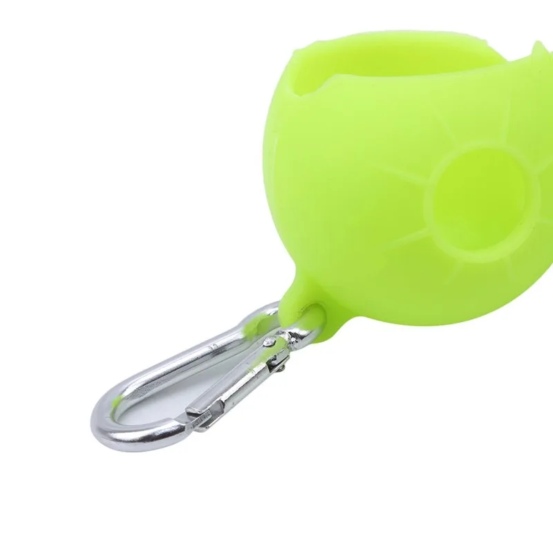 

Outdoor Portable Mini Golf Bag 2 Balls Holder Mini Waist Bag Sports Tool Pack Balls Golf Silicone Case Golf Balls Case