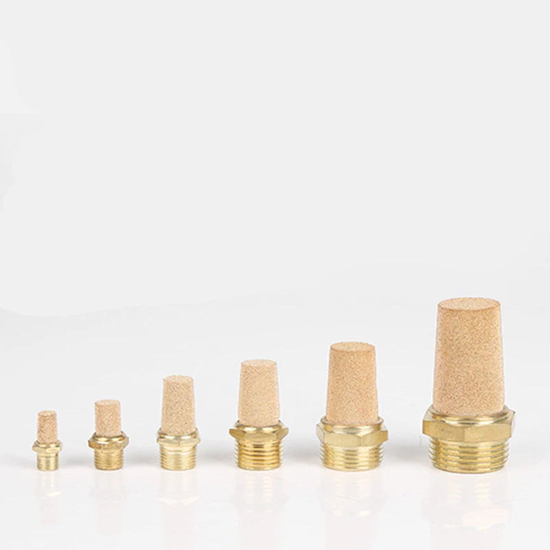 Пневматический латунный глушитель BSL1/8 &quot1/4" 3/8 &quot1/2" резьба быстро выхлоп