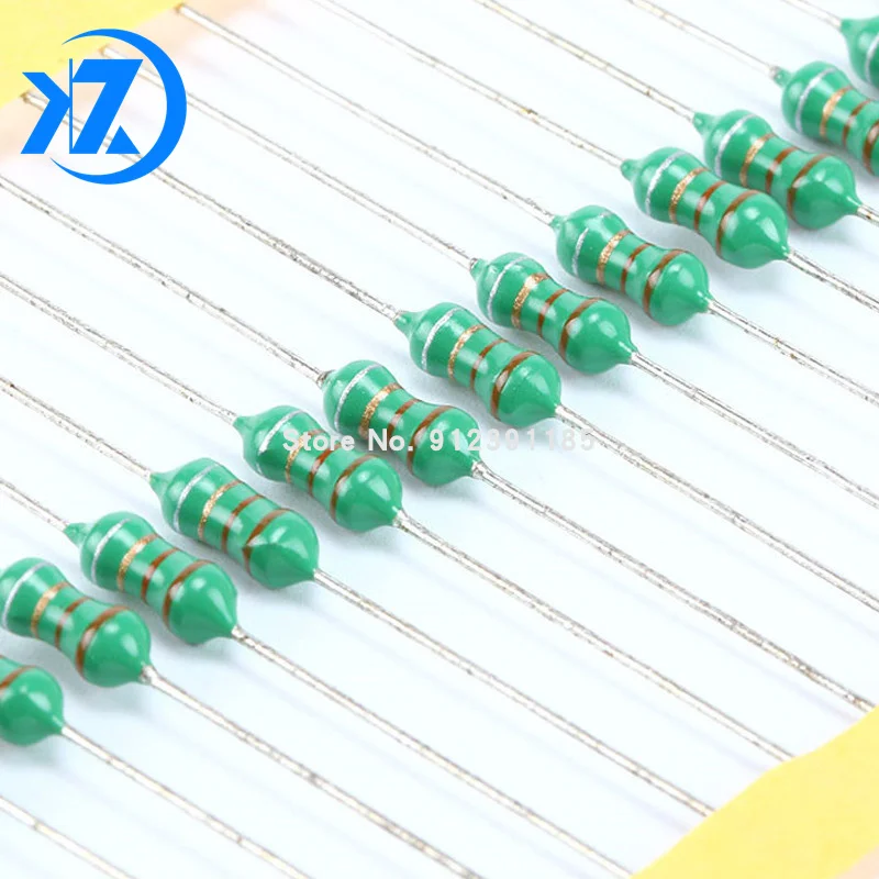50pcs/lot 0410 Color Ring Inductors 470uh 471k Axial RF Choke Coil 1/2W Inductance DIP 1 6.8 10 22 47 68 100 150 220 330 470 uH |