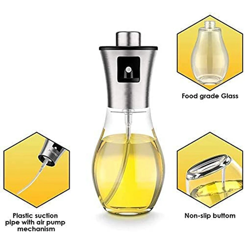 Распылитель оливкового масла для приготовления пищи распылитель многоразовый