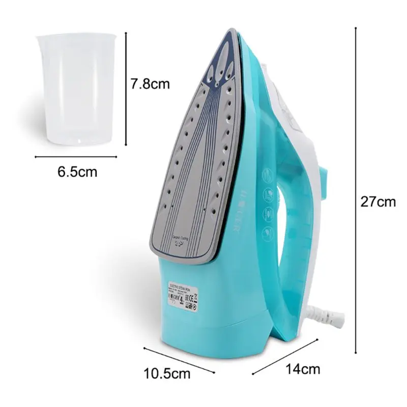 

1250W Electric Steam Iron 3 Speed Adjust for Garment Steamer Generator Clothes