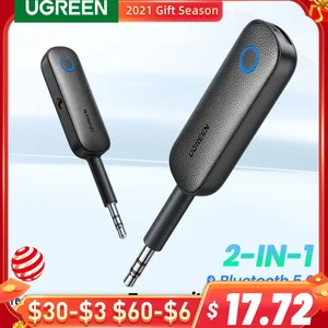 UGREEN Bluetooth 5.0 Transmitter and Receiver, 2-in-1 Wireless 3.5mm
Adapter,for TV/Home Sound System/Car/Nintendo Switch