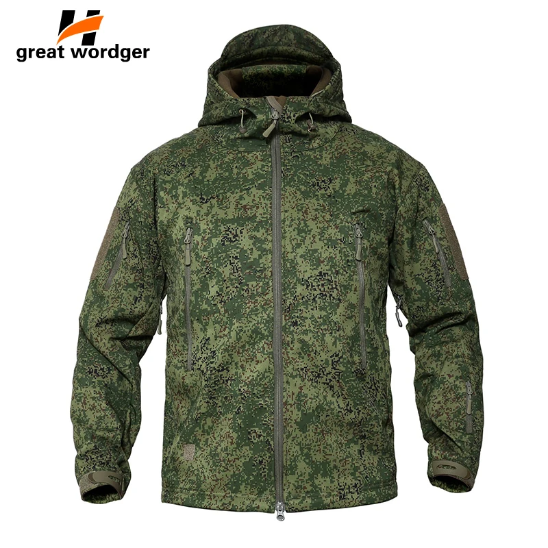 

Камуфляжная армейская куртка Outdoot, военная, тактическая, водонепроницаемая, с мягкой оболочкой, ветровка, походная, охотничья одежда