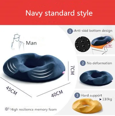 Ортопедическая подушка для сидения из пены с эффектом памяти PPW Coccyx для стула, автомобиля, офиса, дома, нижние сиденья, Массажная подушка для придания формы сексуальным ягодицам - Цвет: For man