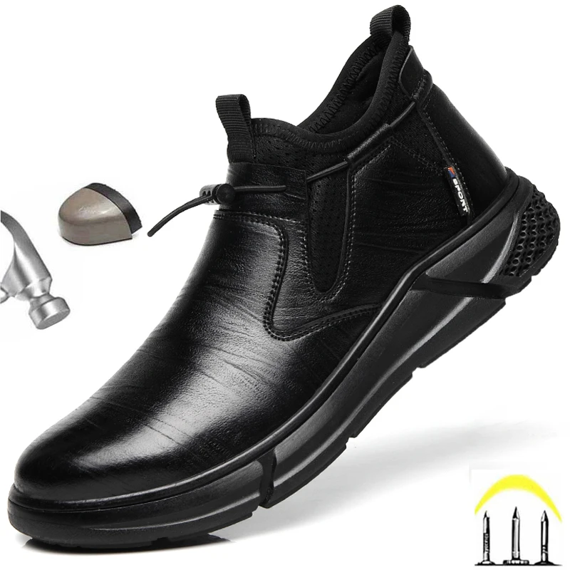 

Male Work Safety Shoes Indestructible Work Shoes Sneakers Men Waterproof Protective Shoes Puncture-Proof Security Footwear