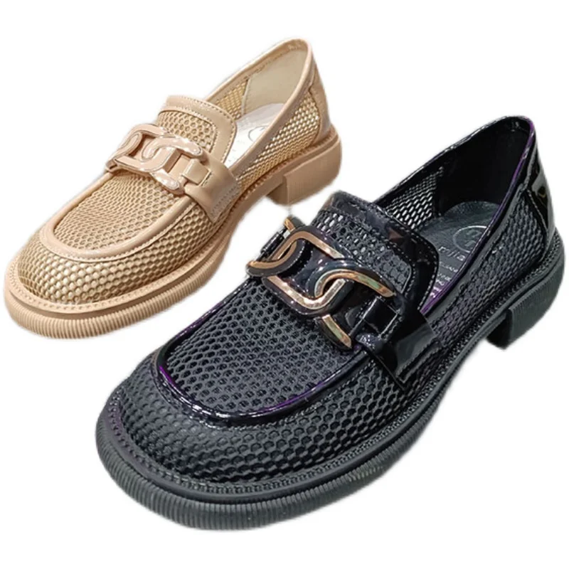 

Summer new all-match shoes breathable mesh loafers women shallow mouth single shoes women's shoes all-match casual shoes