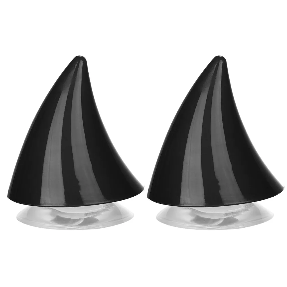 

2pcs Motorcycle Helmet Horn Plastic Motocross Helmet Halloween Decoration Headwear Sucker Devil Horn Helmet Accessories