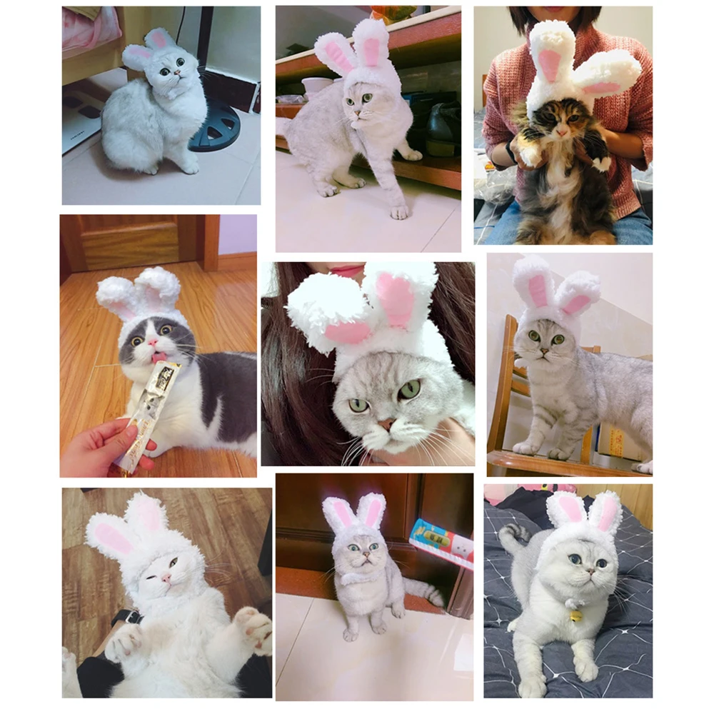 Одежда для кошек Рождественский костюм Шапка Забавный собак Плюшевая Милая