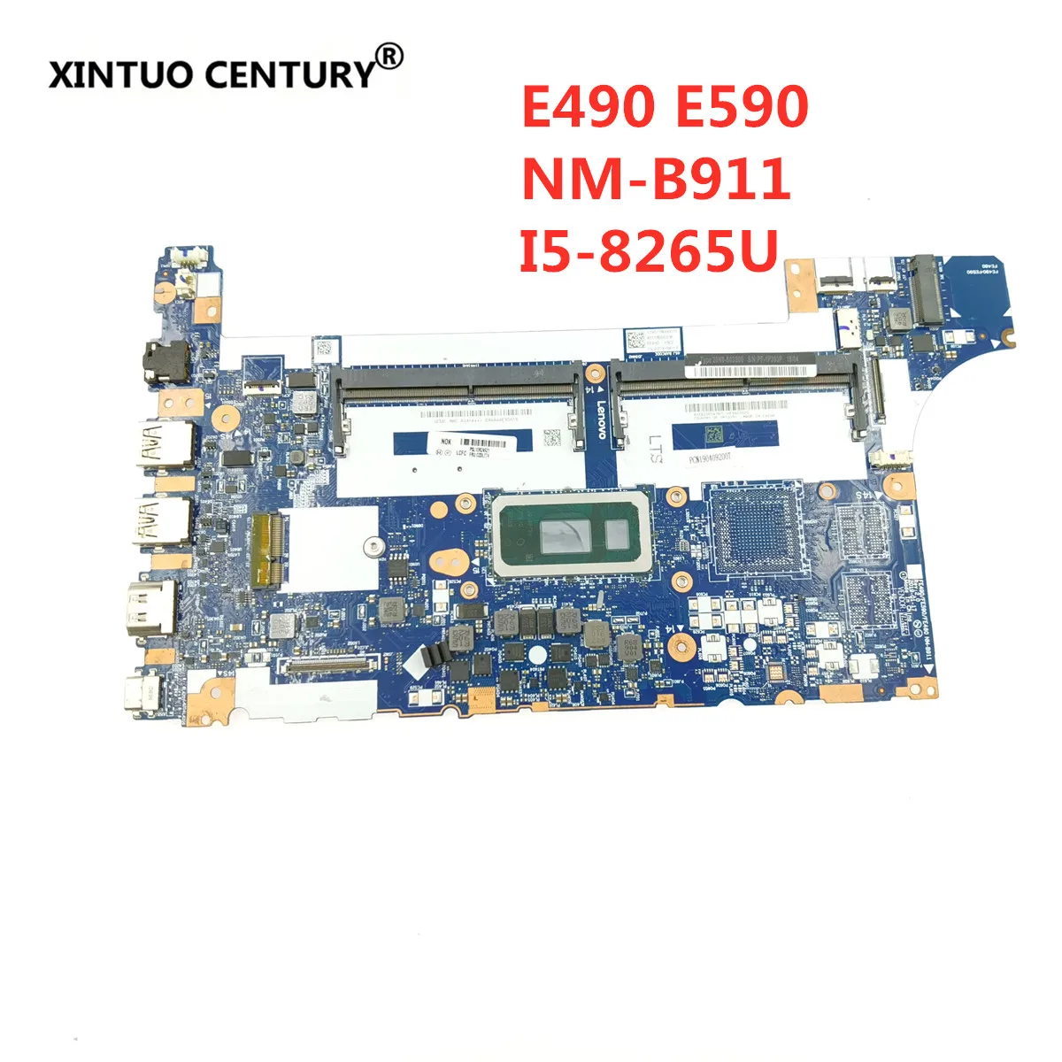

For Lenovo Thinkpad E490 E590 Laptop Motherboard 02DL813 FE490 FE590 FE480 NM-B911 W/ SREJQ i5-8265U 2G GPU 100% tested working
