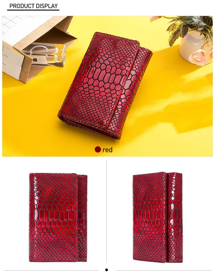 Модные короткие женские кошельки из натуральной кожи, женский кошелек, трехслойный дизайн с кошельками для монет, карманы, держатель для кредитных карт с фотографиями держателя A28