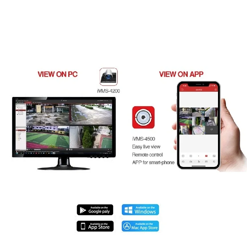 

Hikvision DS-7604NI-K1/4P English version 4POE ports 4ch NVR plug & play NVR H.265 network video recorder