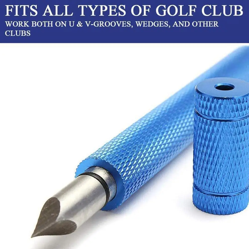

1 шт. Гольф Клин Железа точилка клуб очиститель, инструмент для очистки квадратный Гольф паз с резьбовой головкой, режущий инструмент в виде ...