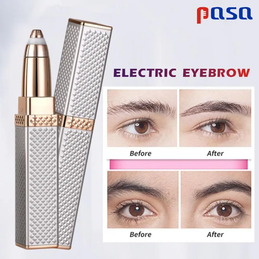 Электрический триммер для бровей бритье макияж безболезненный эпилятор