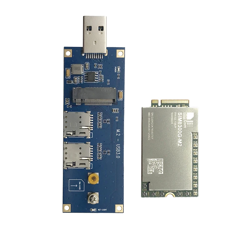 SIMCOM SIM8300G-M2 5G module with USB 3.0 PCIE adapter Multi-Band NR/LTE-FDD/LTE-TDD/HSPA+ |