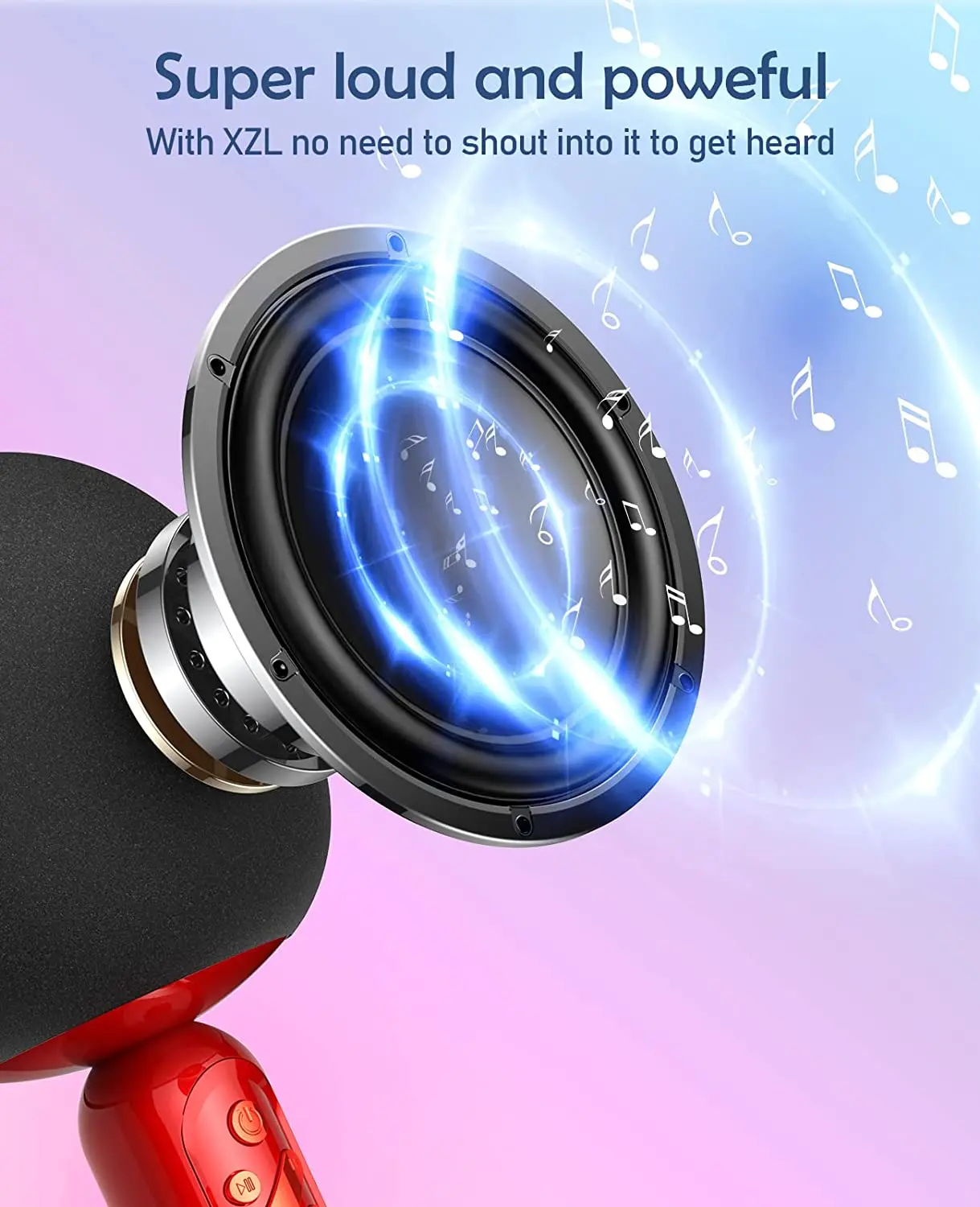 Беспроводной микрофон для караоке домашней пения портативный конденсаторный с