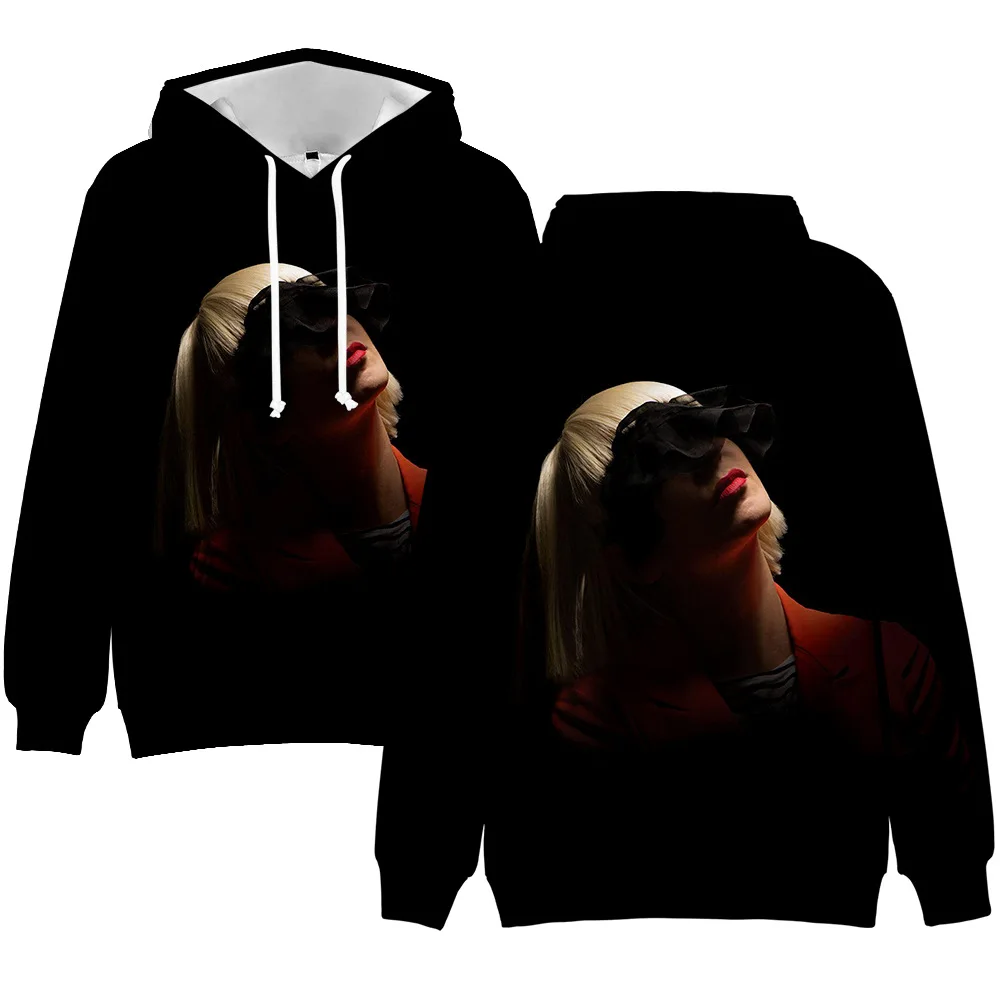

Newest 3D New SIA Hoodie Casual Sweatshirt Teenager Adult Kids Pullover Hooded Print Streetwear Men/women SIA Long Sleeve tops