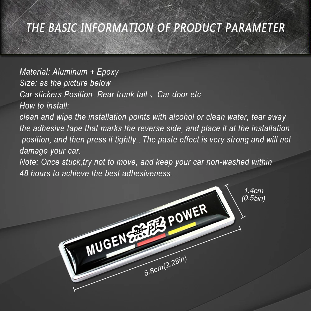 Car Door Body Decor Side Stickers Badge Emblem Decals for Mugen Logo Honda Civic CRV Crosstour Odyssey Insight CRZ Fit HRV | Автомобили и
