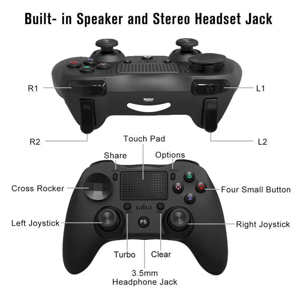 Новый беспроводной контроллер геймпада для Playstation Dualshock PS4 4 джойстик Bluetooth