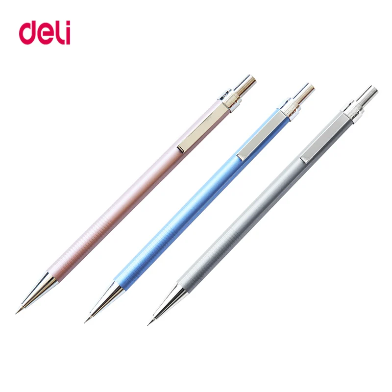 

Deli Mechanical pencil 0.5 0.7mm lead 2B drawing writing activity pencilsFor Artist School And Office Stationeries