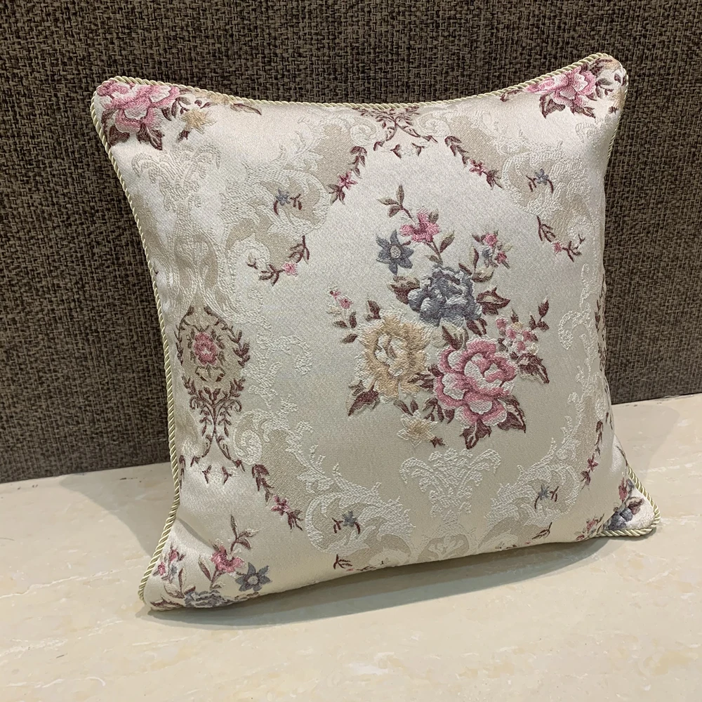 Новинка роскошный квадратный декоративный чехол для подушки в европейском стиле