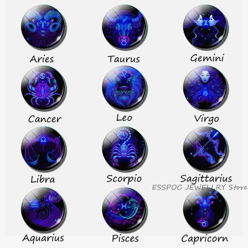 12 созвездий знаков зодиака женский брелок для ключей лучший подарок | Украшения и