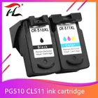 Картриджи для Canon PG 510 CL 511 PG510 CL511, чернильные картриджи для принтера Pixma MP250 IP2700 MP480 MP490 MP230 MP280