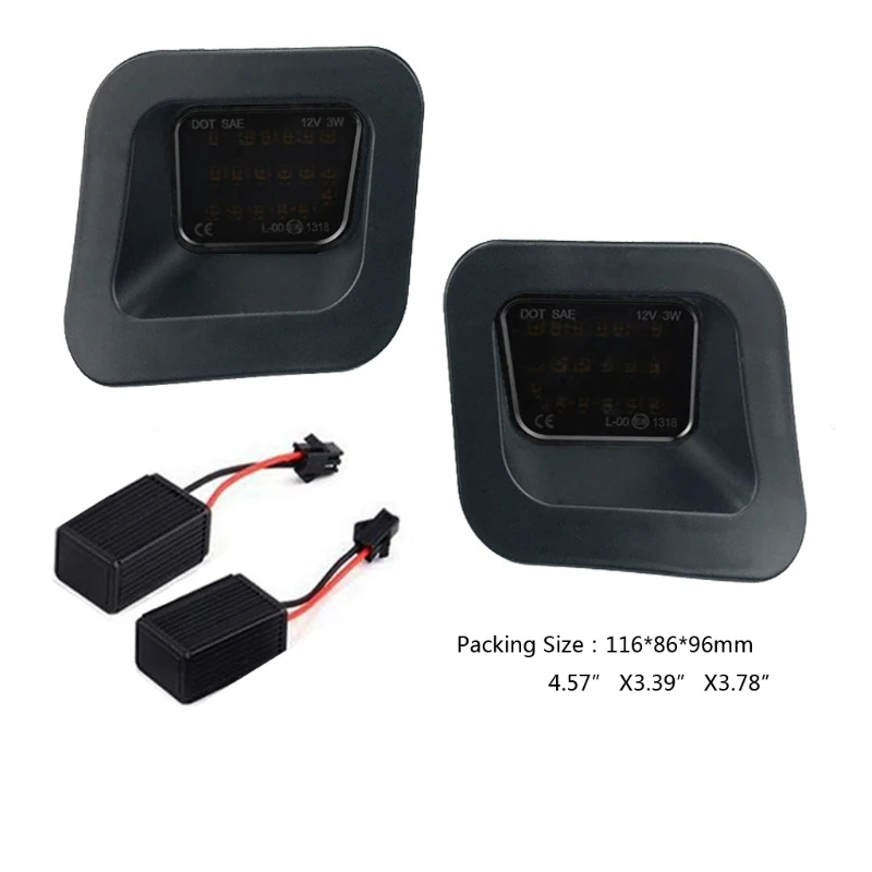 

for dodge 1500 2500 3500 2003-2018 White 6500K LED License Plate Light Rear Bumper Lights