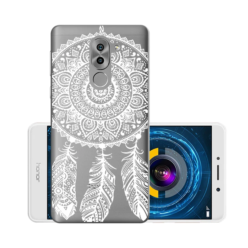 W033 Мягкий чехол из ТПУ, чехлы для huawei Honor 6X, силиконовый прозрачный чехол для huawei GR5, BLL-L21 BLN-AL10 Honor6X mate 9 Lite - Цвет: W033