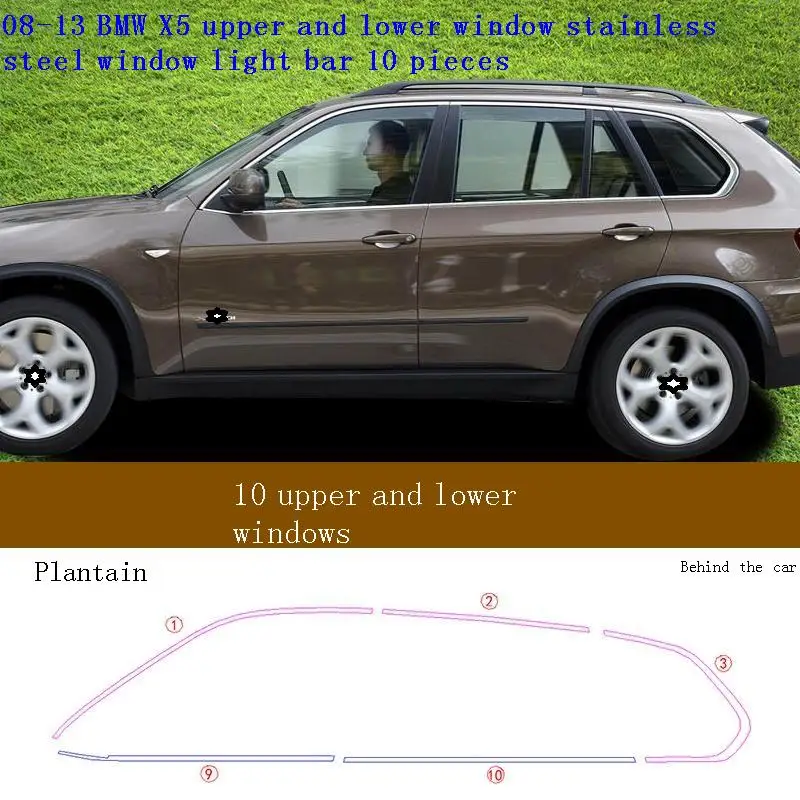 

Araba Aksesuar Accessori Auto Sticker Decoration Car Accessories Exterior Window 2008 2009 2010 2011 2012 2013 FOR BMW X5 series